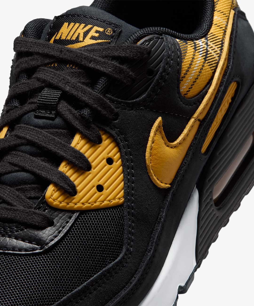 NIKE | AIR MAX 90 { BLACK/YELLOW OCHRE - WHITE