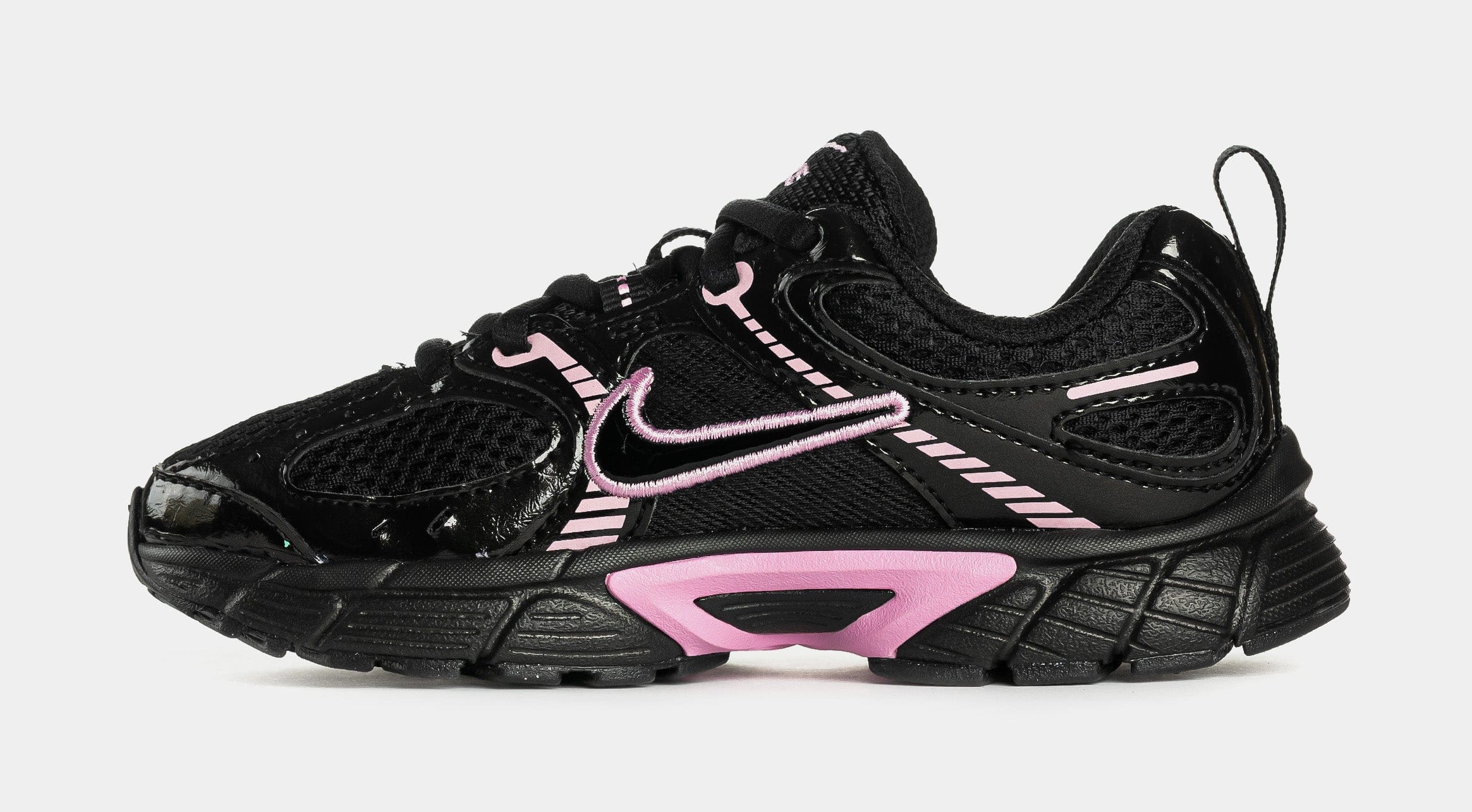 Nike V5 RNR Preschool Running Shoes (Black/Pink Rise)
