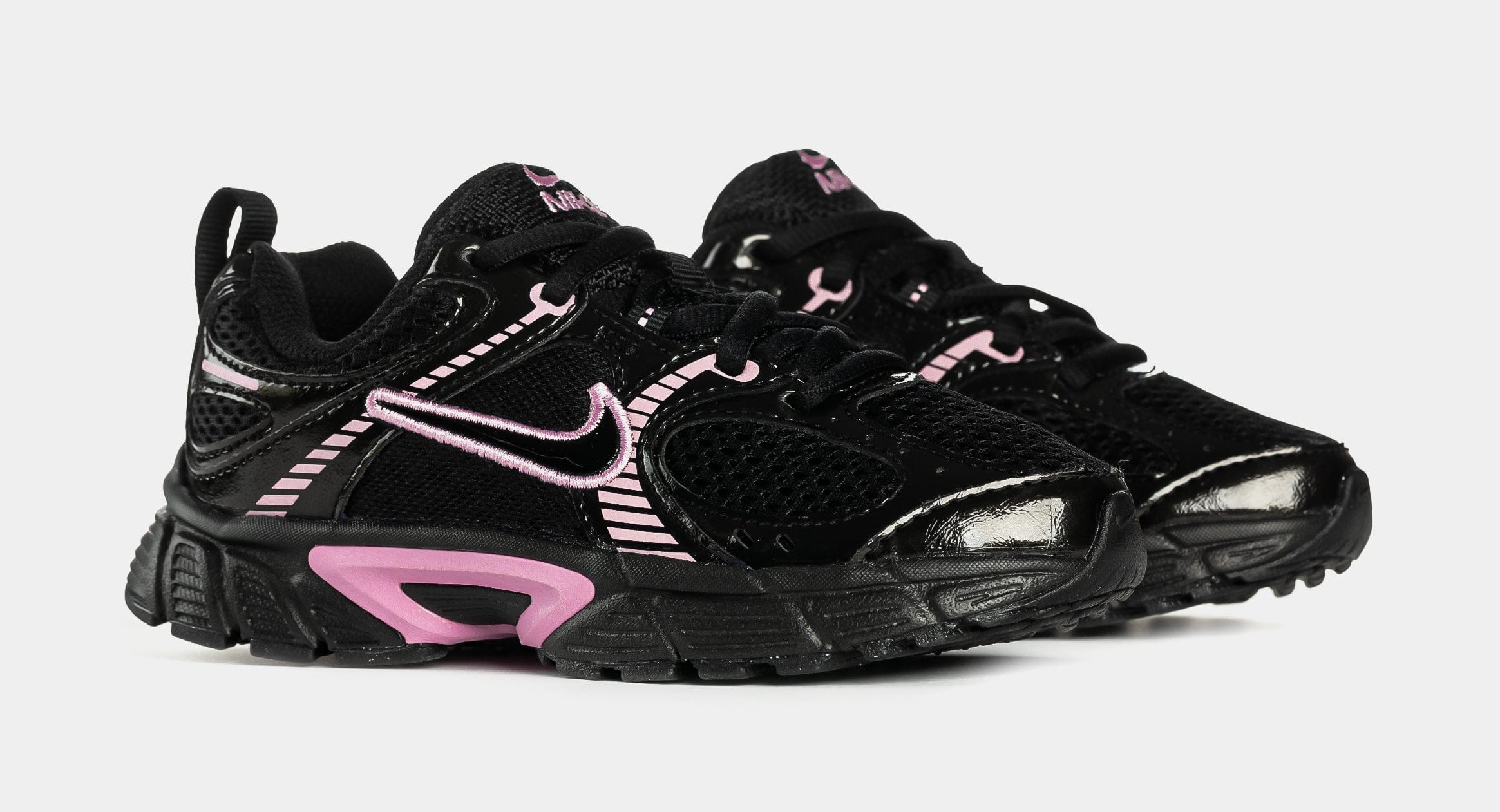 Nike V5 RNR Preschool Running Shoes (Black/Pink Rise)