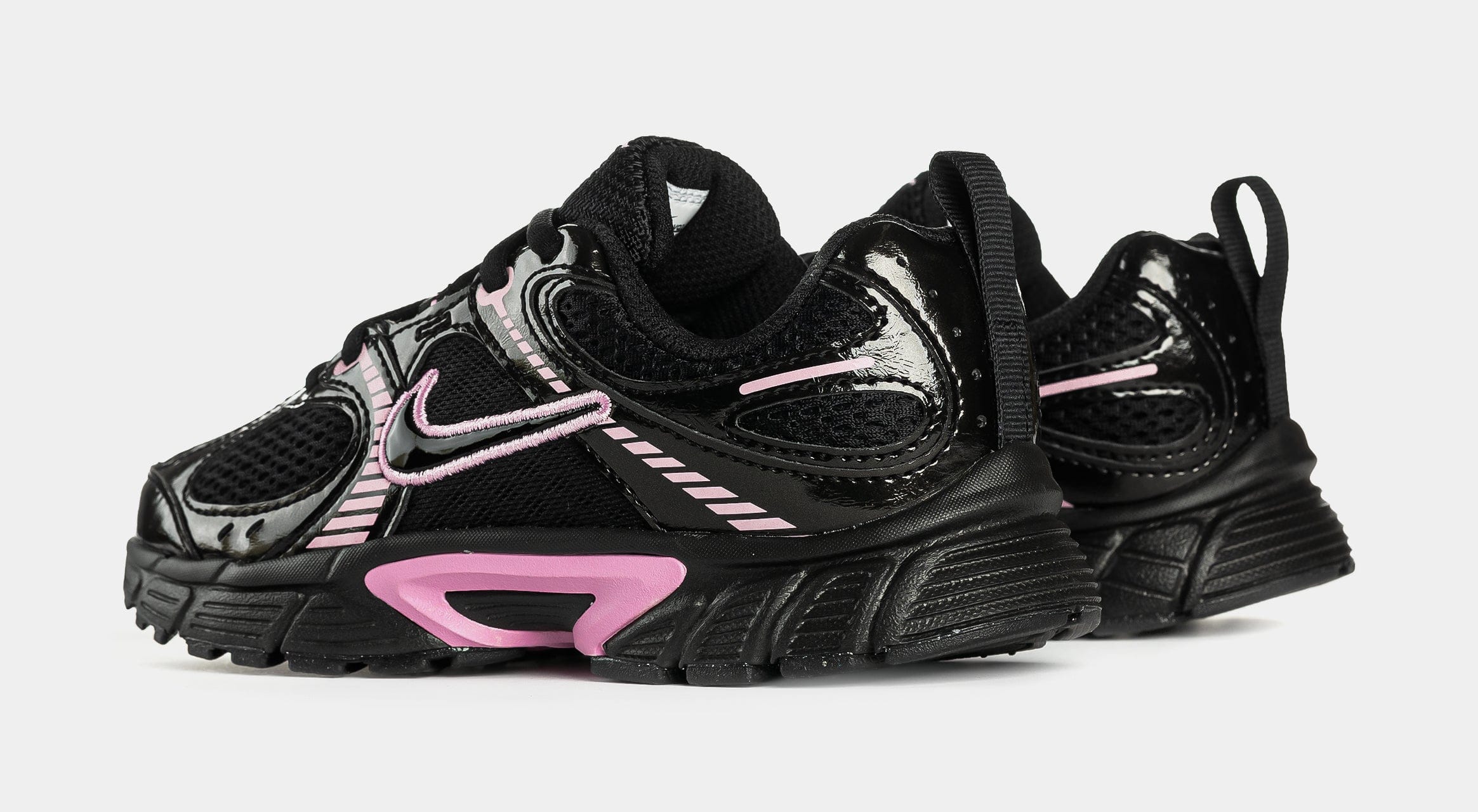 Nike V5 RNR Preschool Running Shoes (Black/Pink Rise)