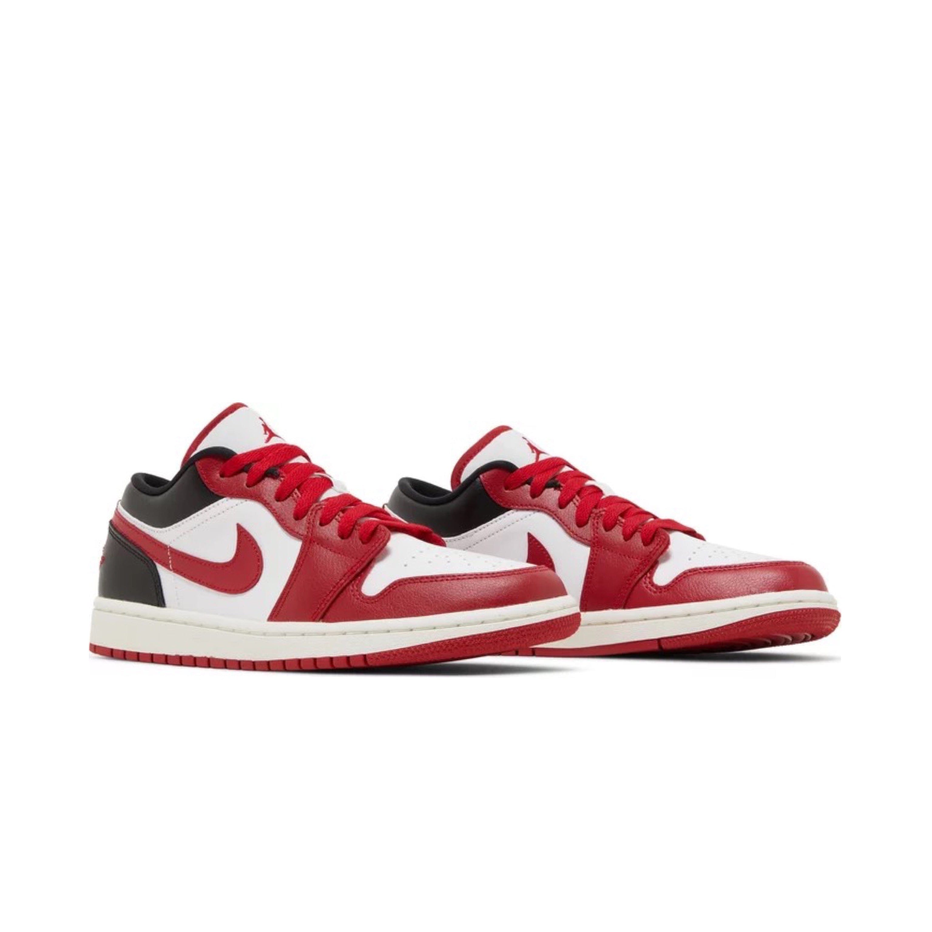 Nike JORDAN 1 LOW Reverse Black Toe WMNS