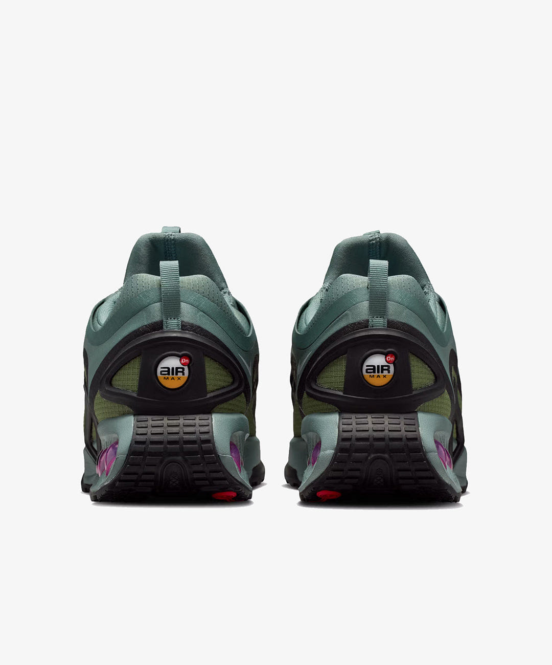 NIKE | AIR MAX DN ROAM { CLAY GREEN/SKY J LIGHT OLIVE/BLACK/FIRE PINK