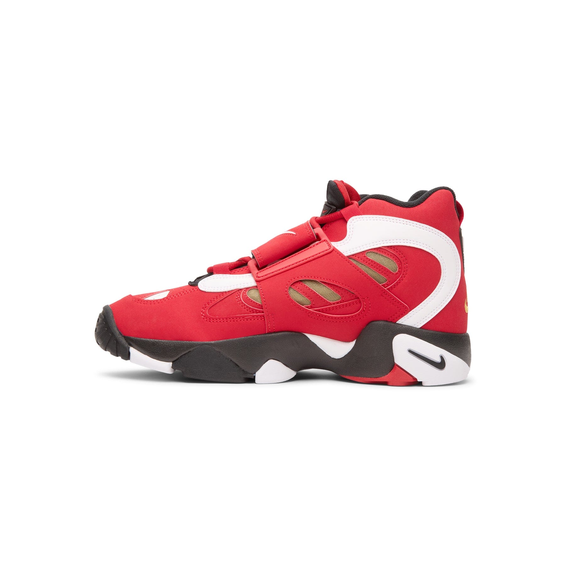 Nike Air Diamond Turf 2 (Prime Red/White - Black - Metallic Gold)