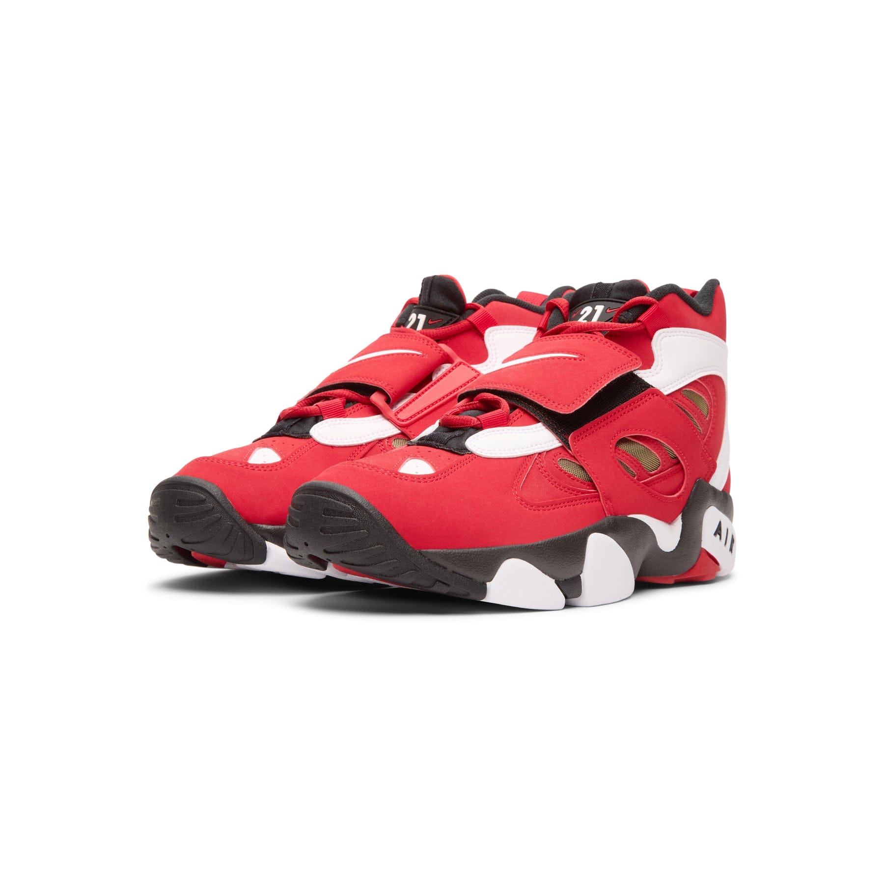Nike Air Diamond Turf 2 (Prime Red/White - Black - Metallic Gold)