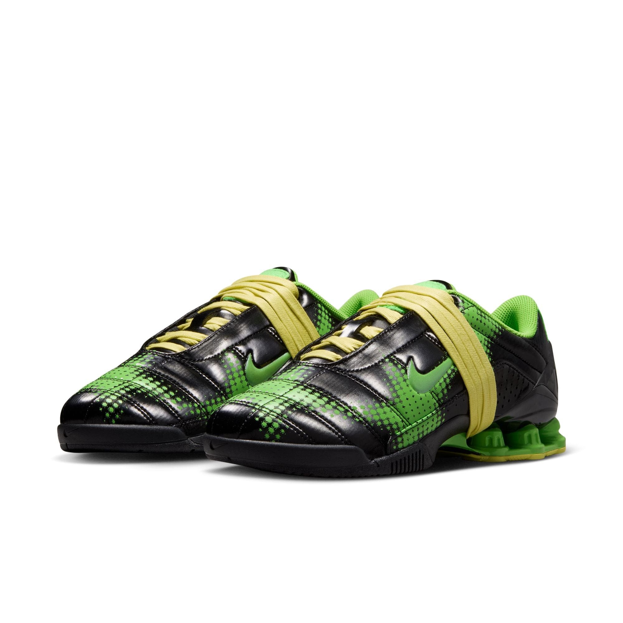 Nike Total90 Shox Magia Women's Shoes Color: Black/Yellow Diamond/Black/Spinach Green Style: IR8176 - 002