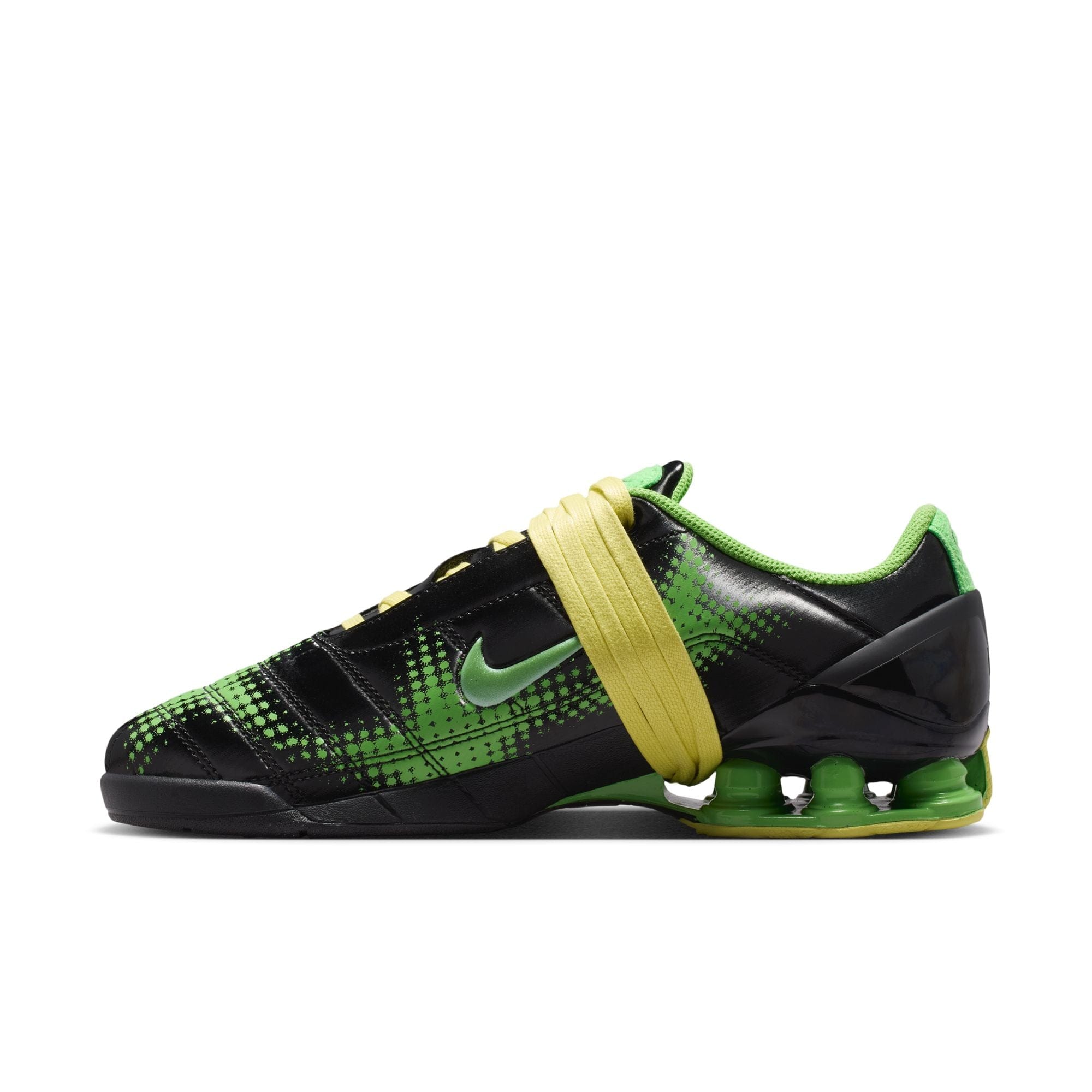 Nike Total90 Shox Magia Women's Shoes Color: Black/Yellow Diamond/Black/Spinach Green Style: IR8176 - 002