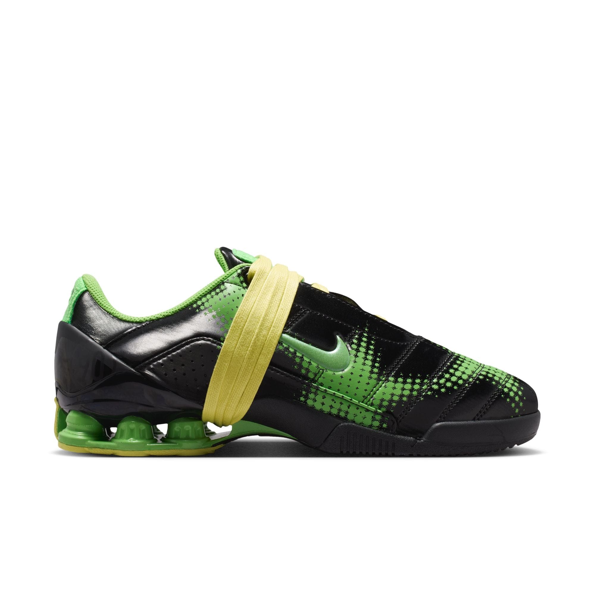 Nike Total90 Shox Magia Women's Shoes Color: Black/Yellow Diamond/Black/Spinach Green Style: IR8176 - 002