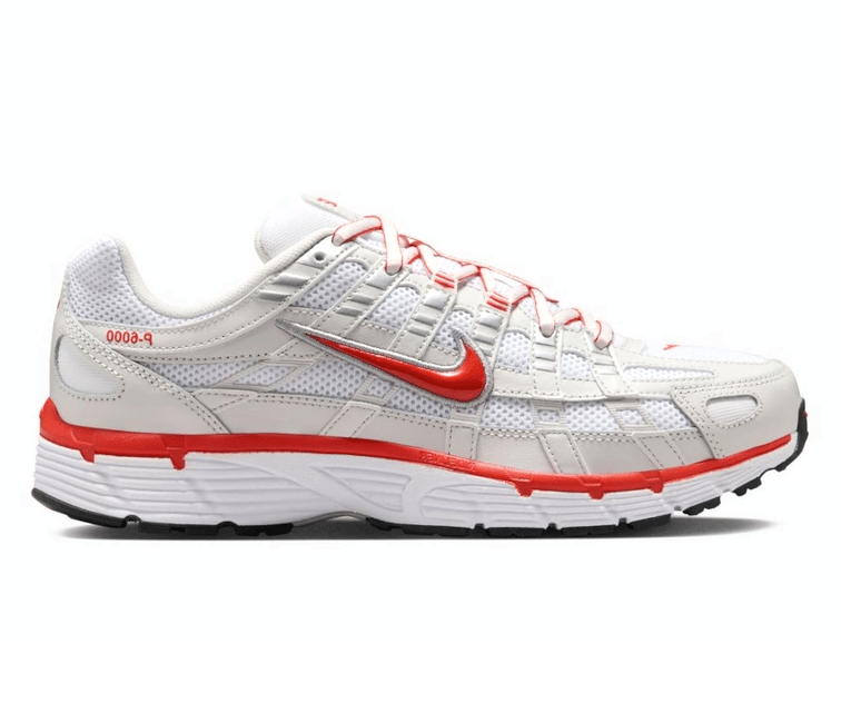 Nike Women’s Nike P - 6000 (White/Picante Red)