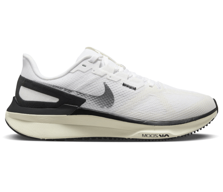 Nike Womens Nike Air Zoom Structure 25 (White/Black - Coconut Milk)