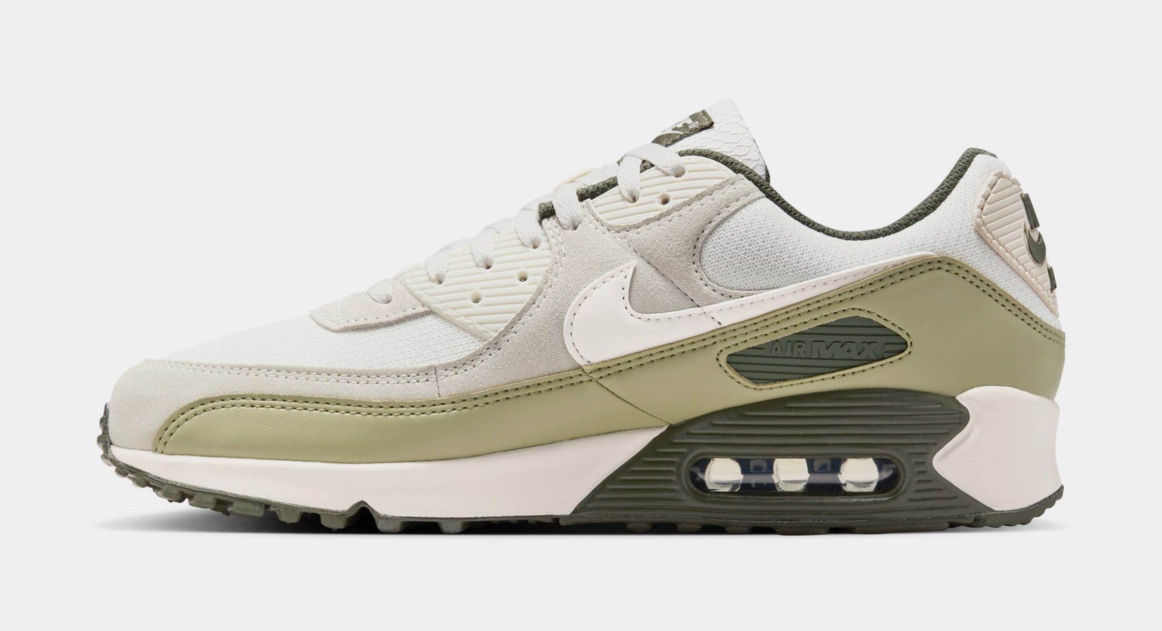Nike Air Max 90 Mens Running Shoes (Nuetral Olive/Phantom/Light Orewood Brown)