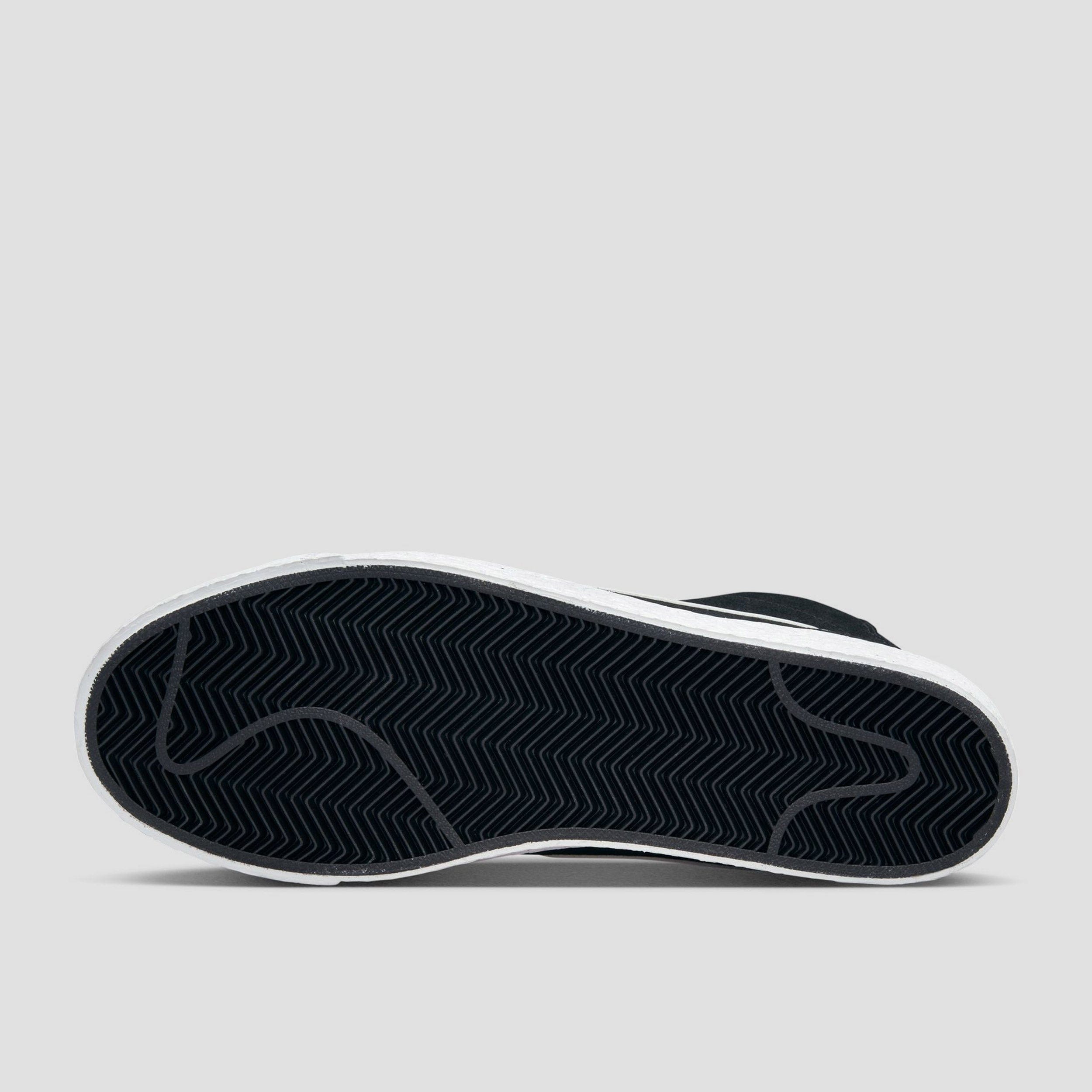 Nike SB Blazer Mid Shoes Black / White - White - White
