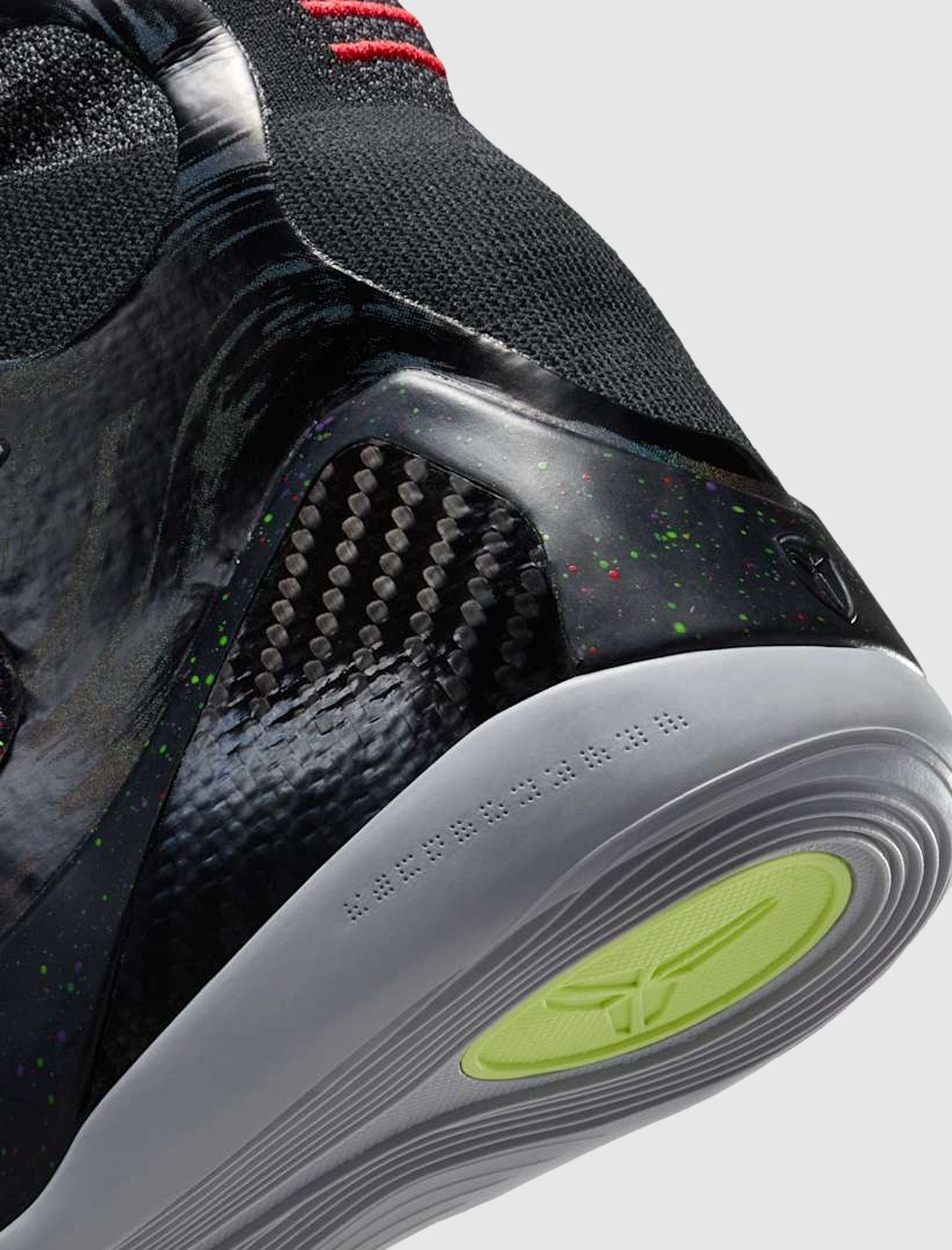 Nike KOBE IX ELITE HIGH PROTRO BLACK/METALLIC SILVER - BRIGHT CRIMSON