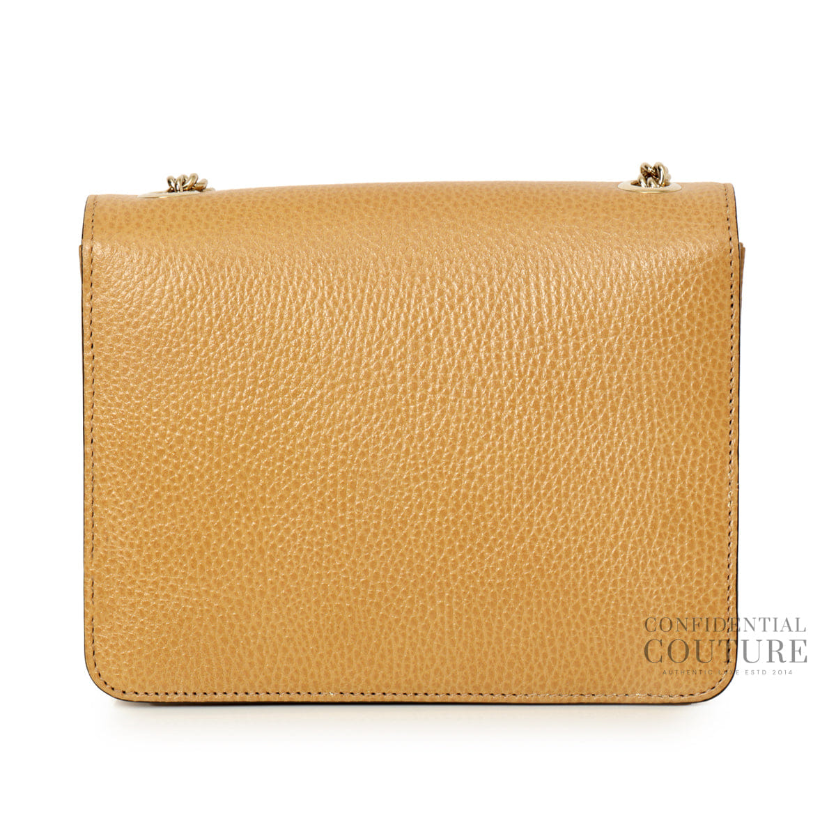 Gucci Dollar Interlocking G Light Brown Leather Crossbody Bag