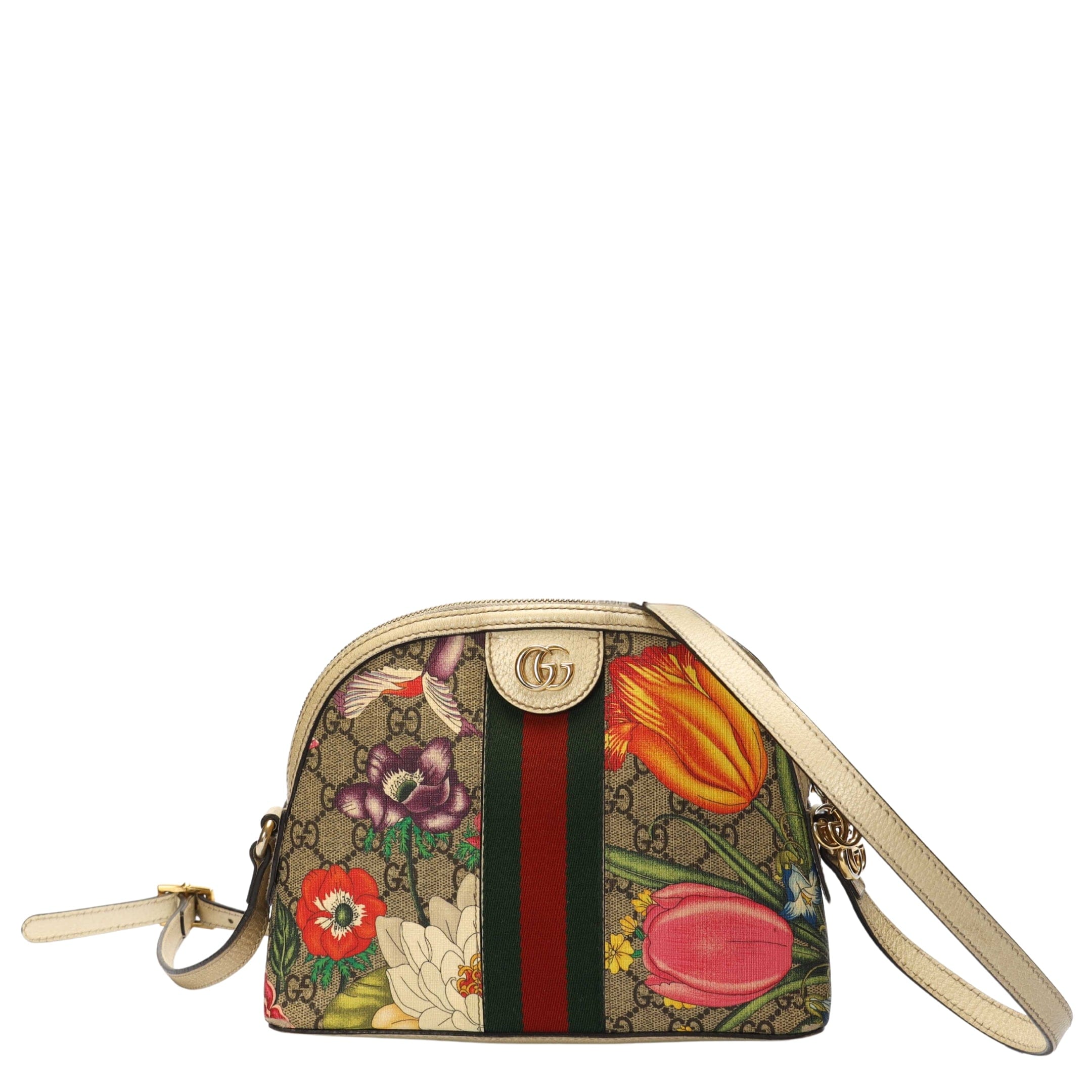 Gucci GG Supreme Floral Ophidia Crossbody Bag