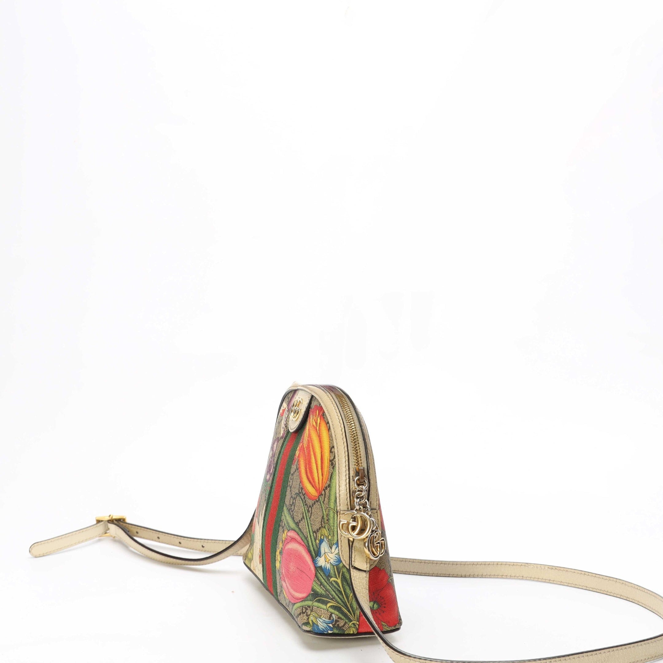 Gucci GG Supreme Floral Ophidia Crossbody Bag