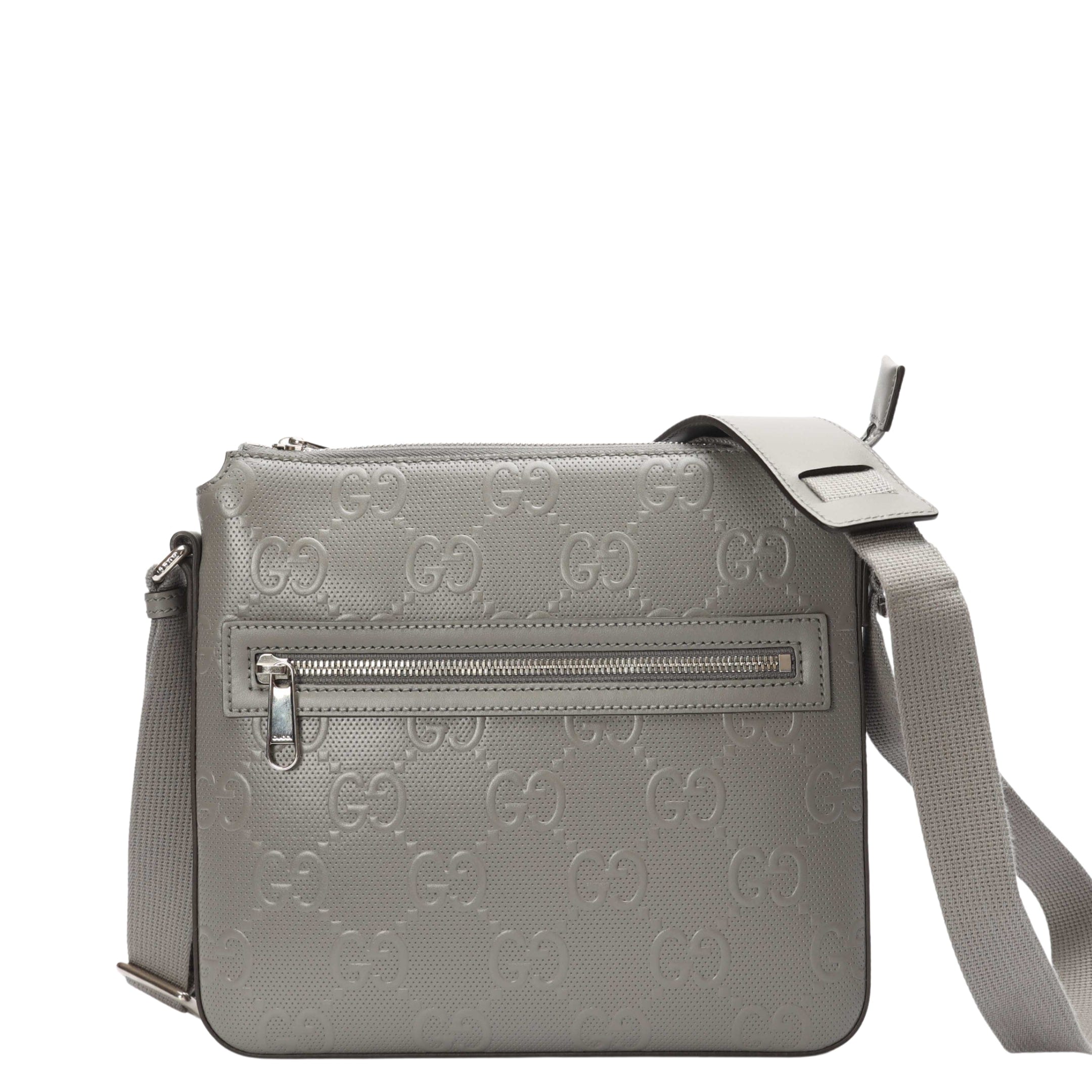 Gucci GG Emblem Messenger Crossbody Bag