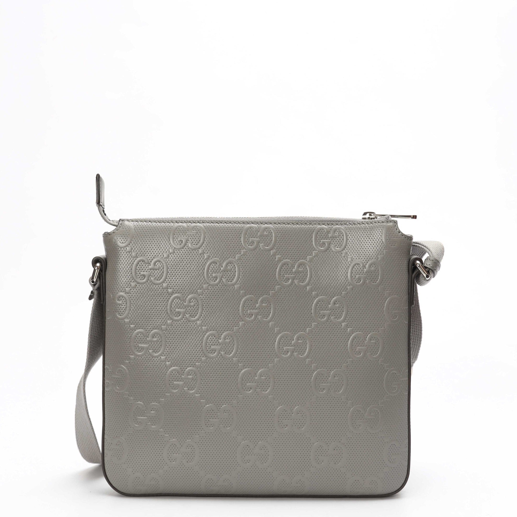 Gucci GG Emblem Messenger Crossbody Bag
