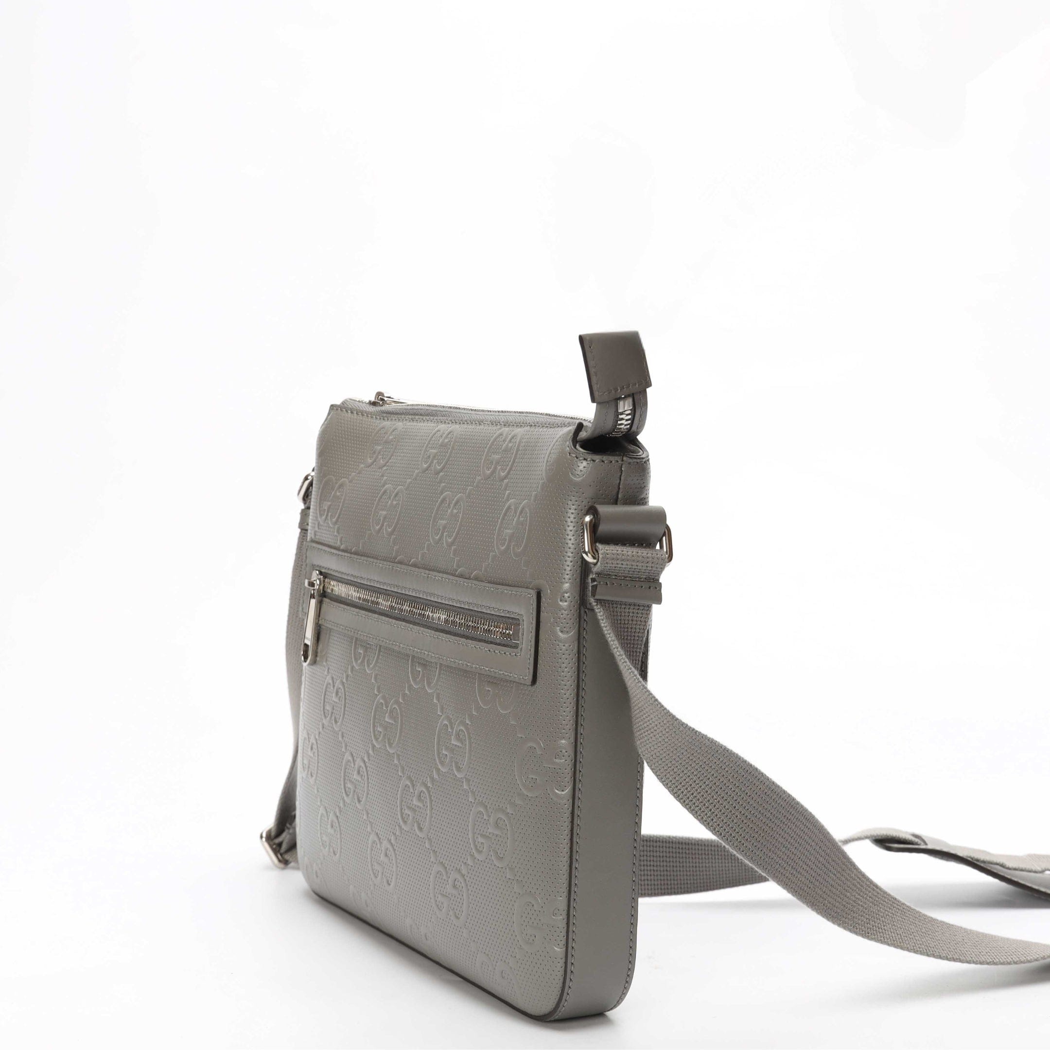 Gucci GG Emblem Messenger Crossbody Bag