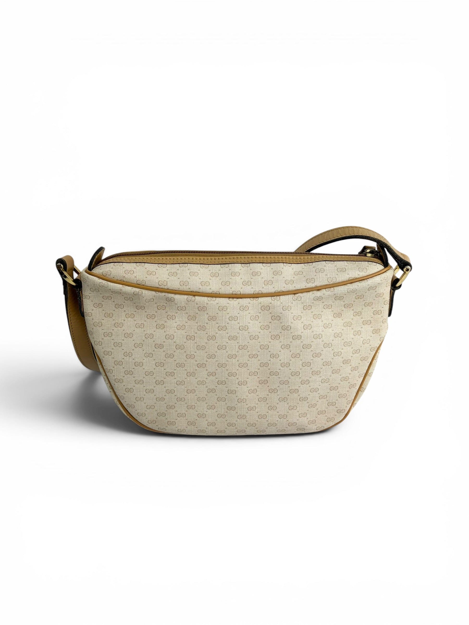 Gucci Cream & Tan Vintage Crossbody