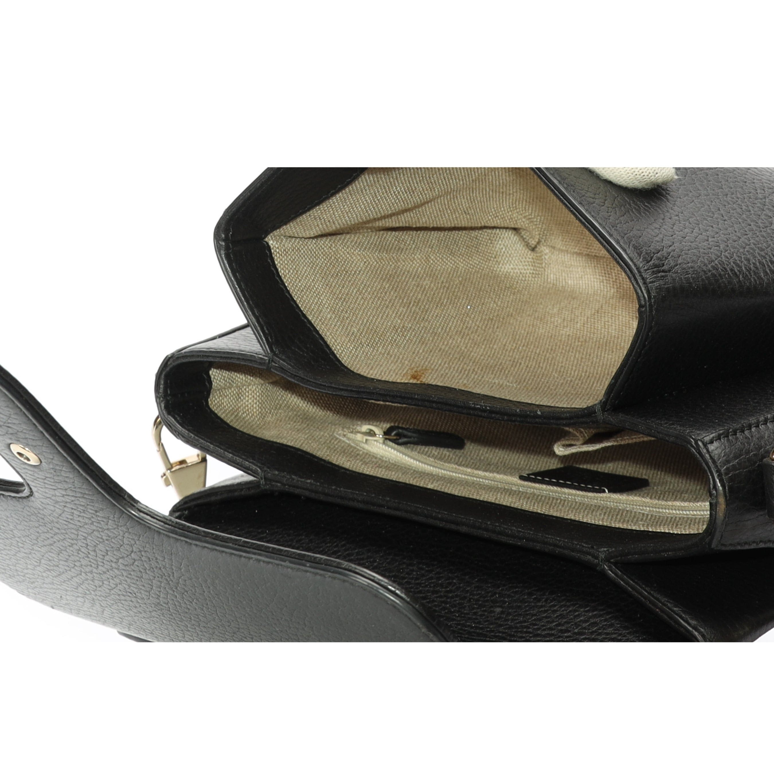 Gucci Interlocking GG Black Crossbody Bag