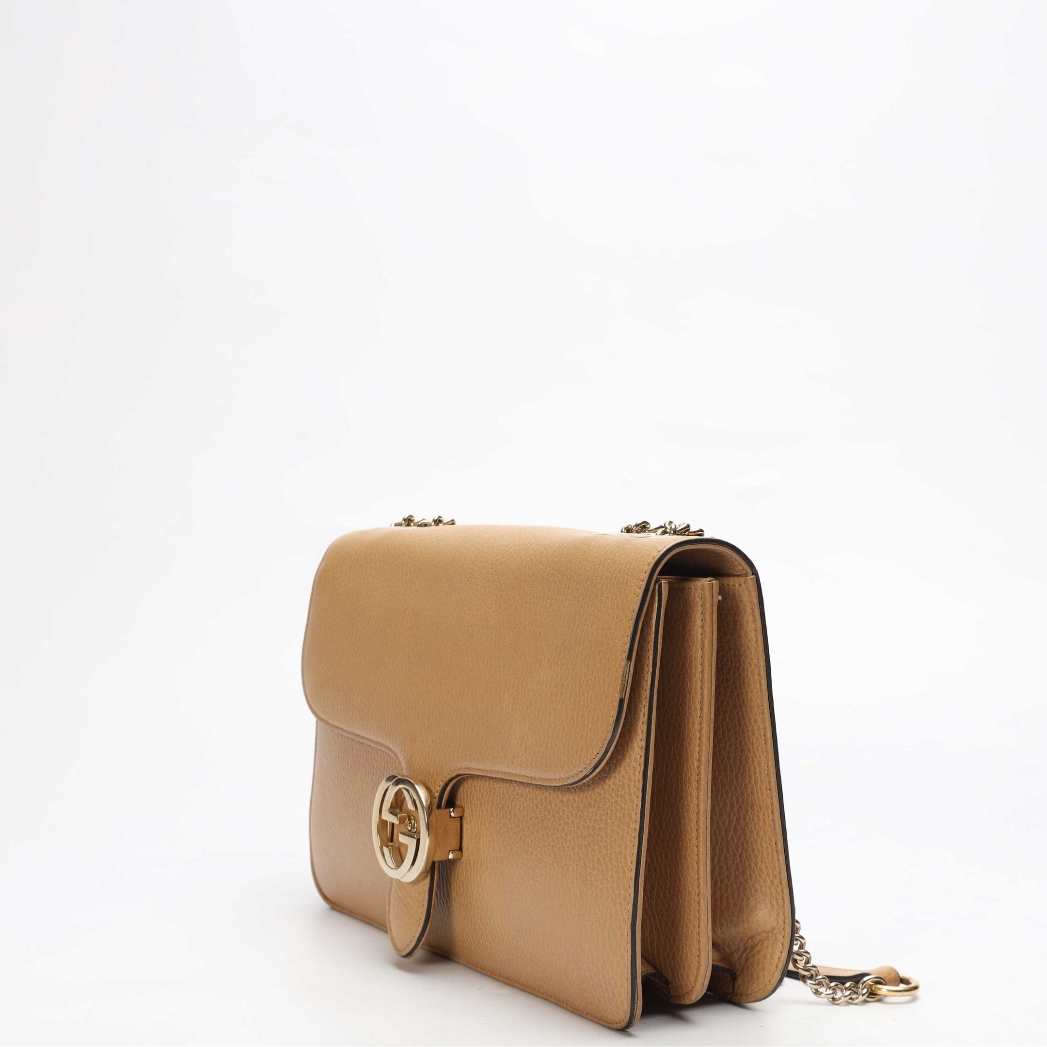 Gucci Beige Interlocking G Crossbody Bag