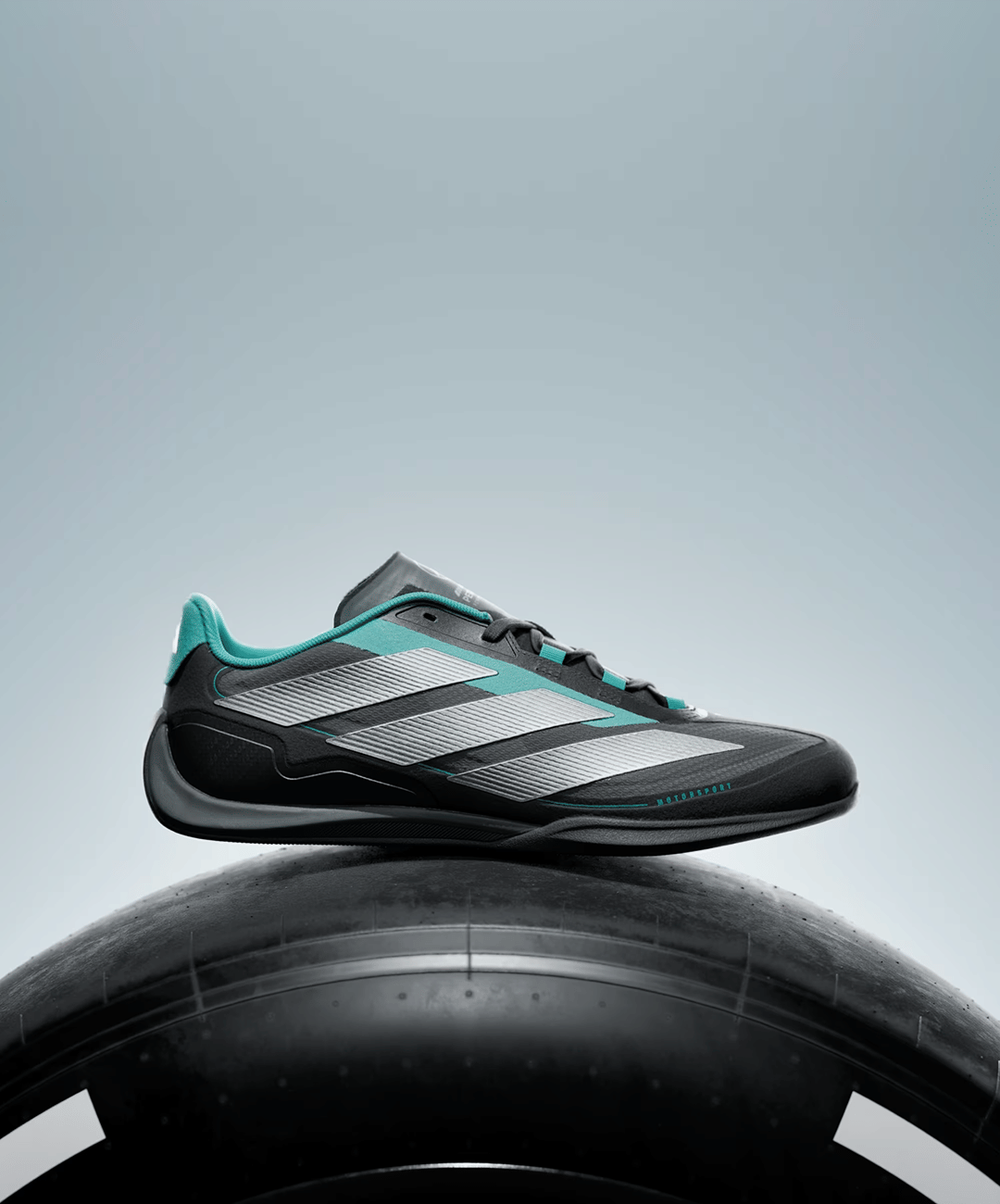 ADIDAS | FEROZA MER { CORE BLACK / SILVER METALLIC / SEMI MINT RUSH