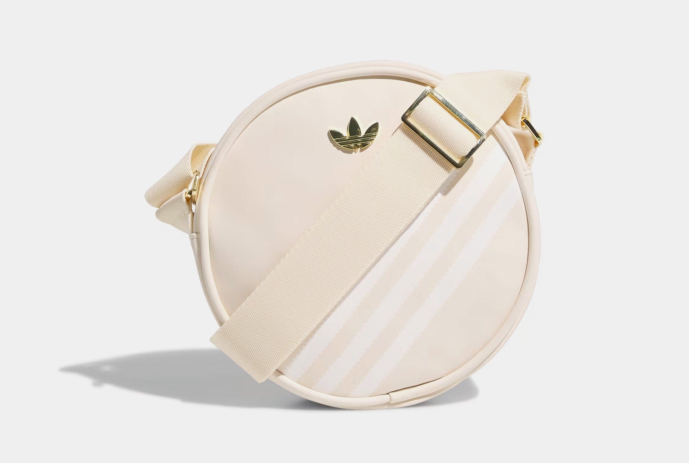 adidas Terrace Crossbody Mens Bag (Wonder White/Gold Metallic/White)