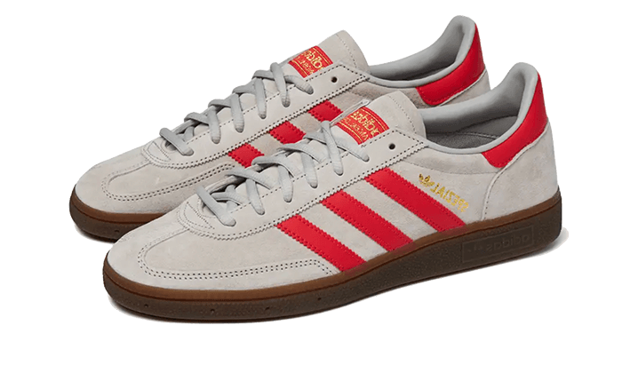 adidas Handball Spezial Grey Two Hi - Res Red