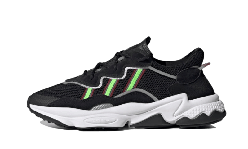 adidas Ozweego Core Black Solar Green