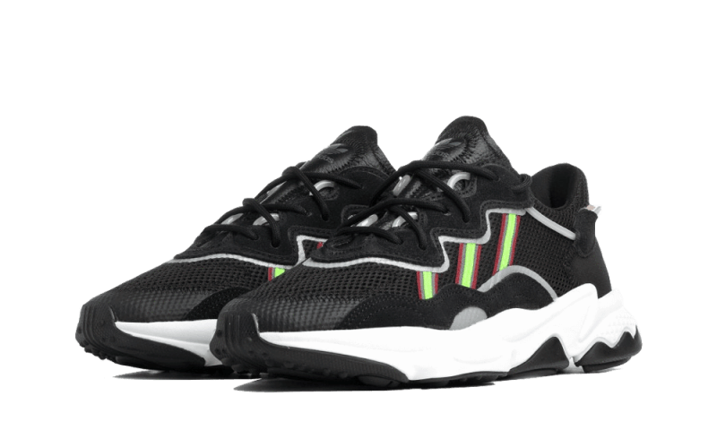 adidas Ozweego Core Black Solar Green