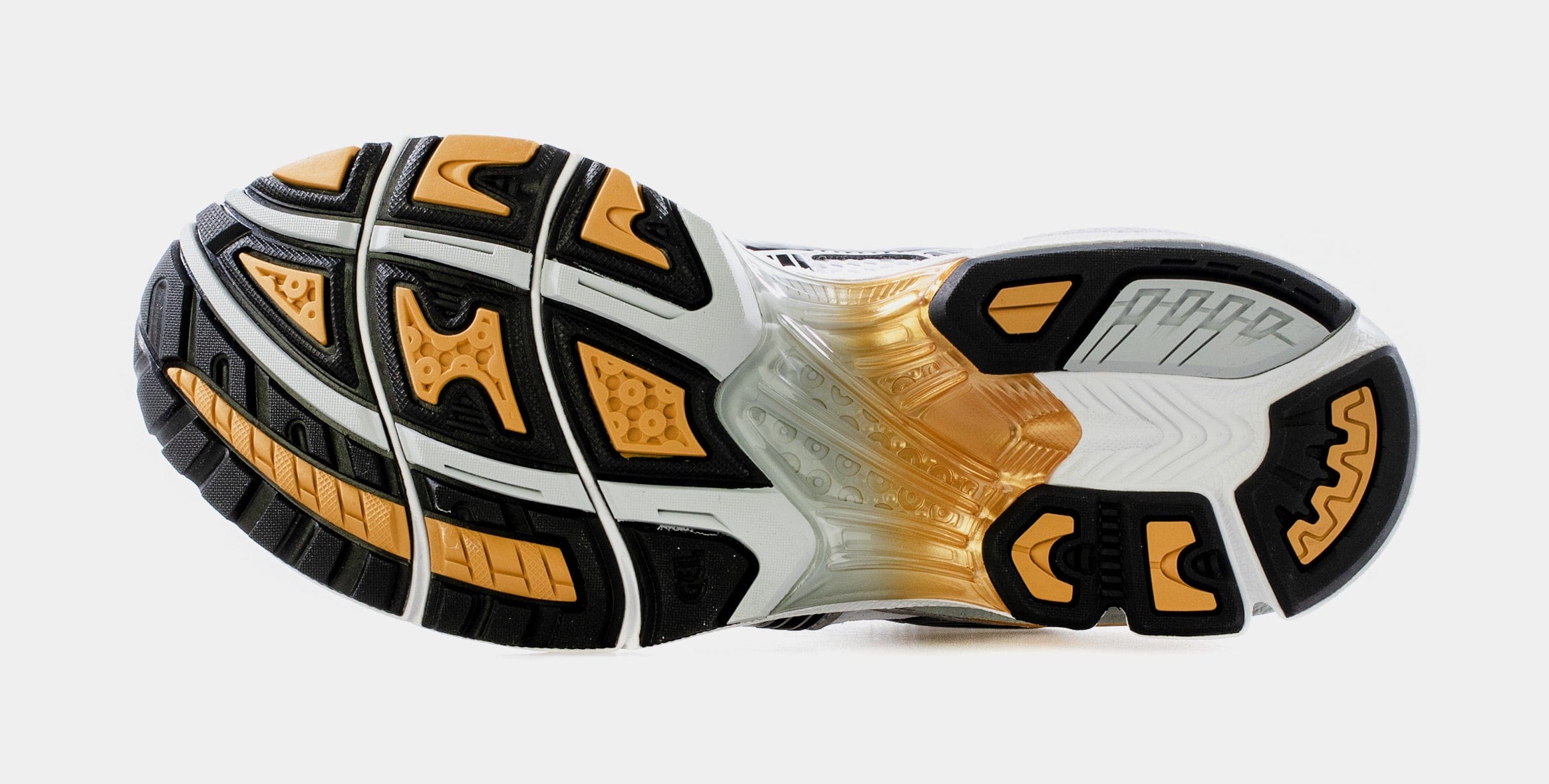 ASICS Gel Kayano 14 Mens Running Shoes (White/Pure Gold)