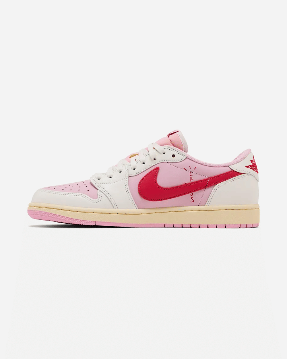 NIKE AIR JORDAN1 LOW OG SP TRAVIS SCOTT SAIL TROPICAL PINK