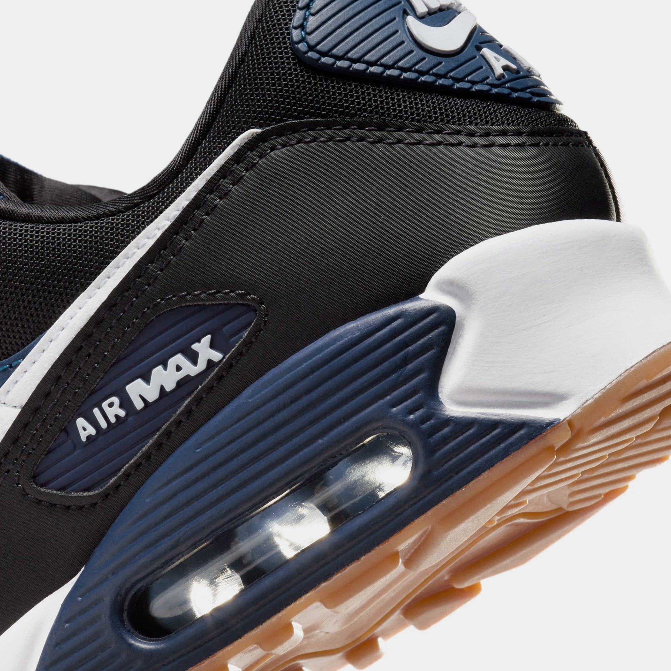 Nike Air Max 90 Mens Running Shoes (Midnight Navy/Gum)