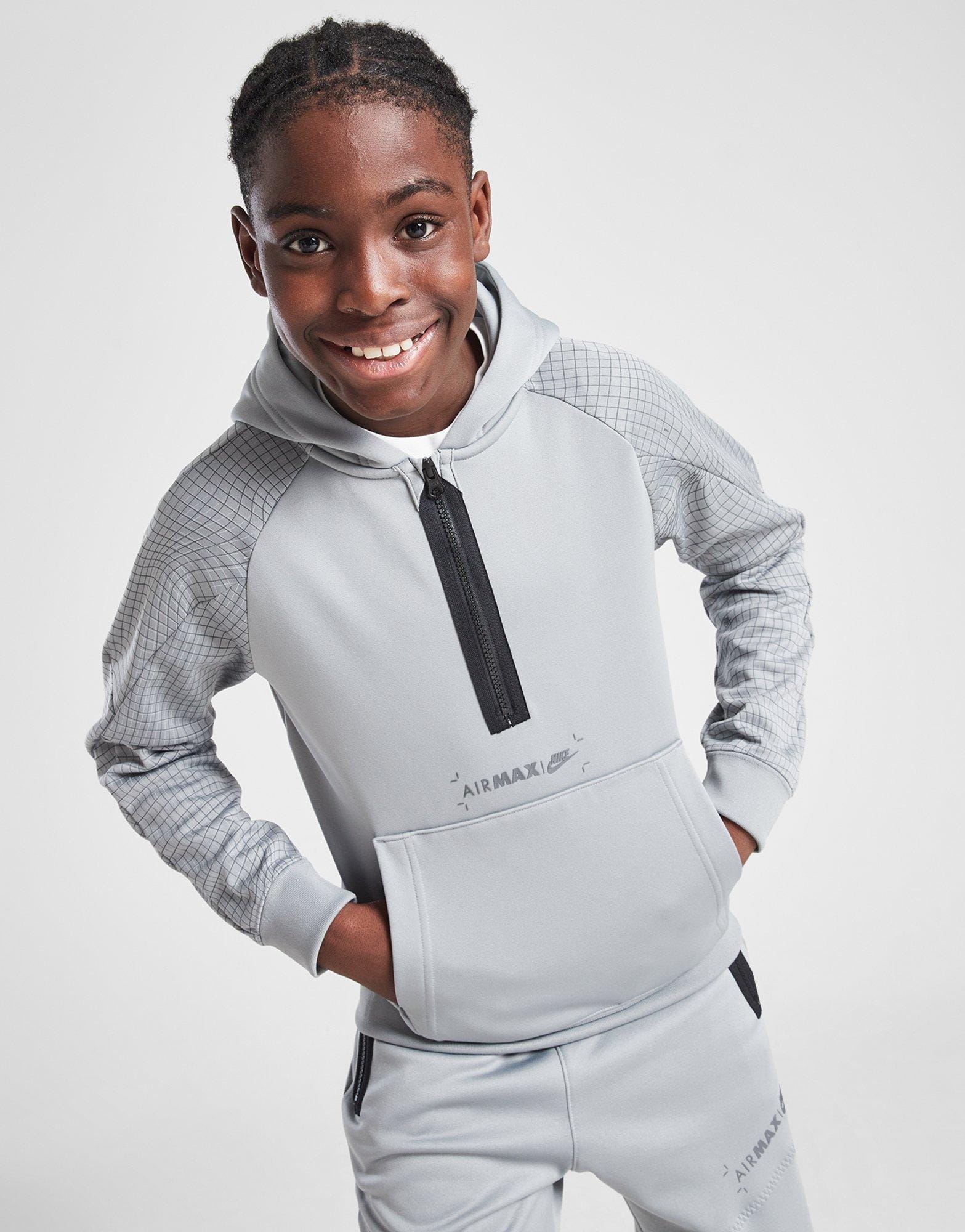 Nike Air Max Poly 1/2 Zip Hoodie Junior