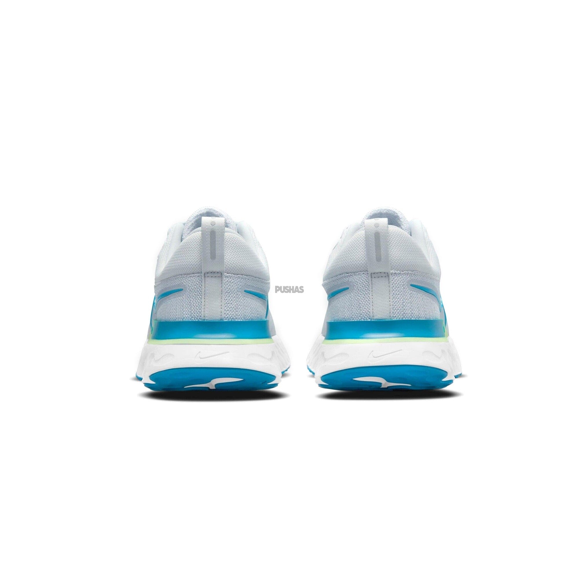 Nike React Infinity Run Flyknit 2 Pure Platinum Emerald Laser Blue (2021)
