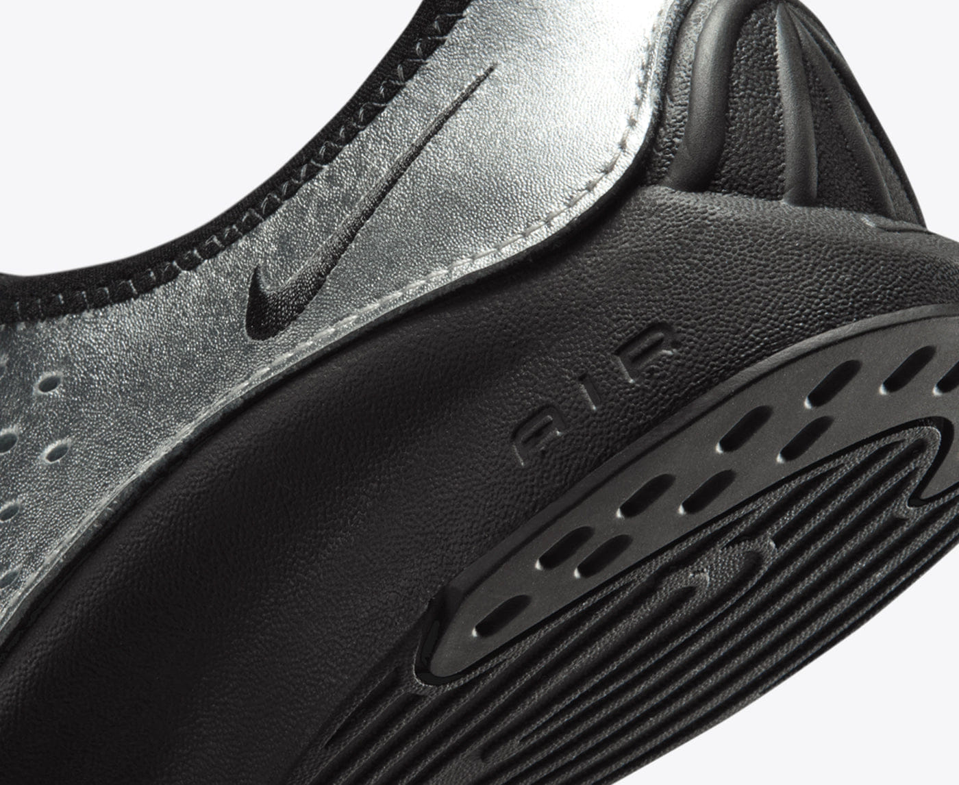 Nike AIR SUPERFLY MOC METALLIC SILVER/BLACK
