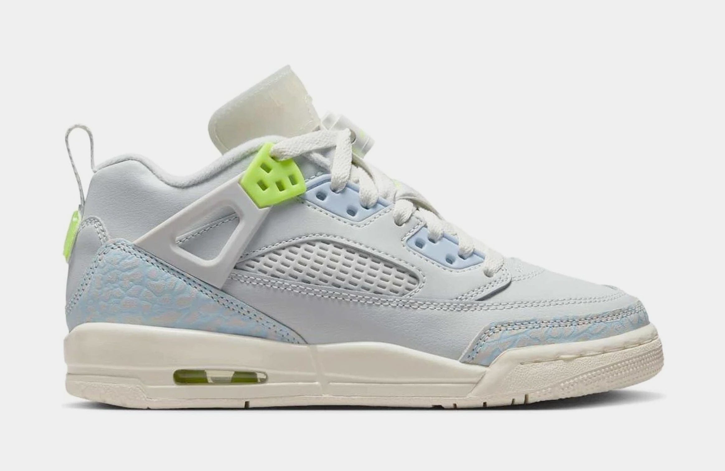 Nike Spizike Low Photon Dust Volt Grade School Basketball Shoes (Photon Dust/Sail/Coconut Milk/Volt)