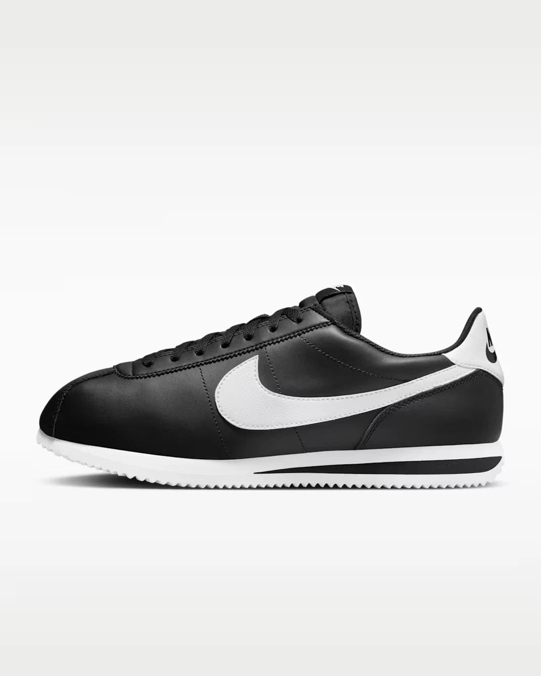 Nike Cortez DM4044 - 001 Sneakers Men's Black Leather Lifestyle Shoes HAM747