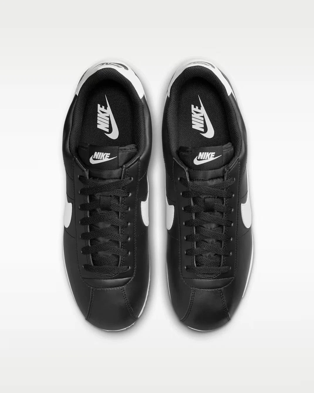 Nike Cortez DM4044 - 001 Sneakers Men's Black Leather Lifestyle Shoes HAM747