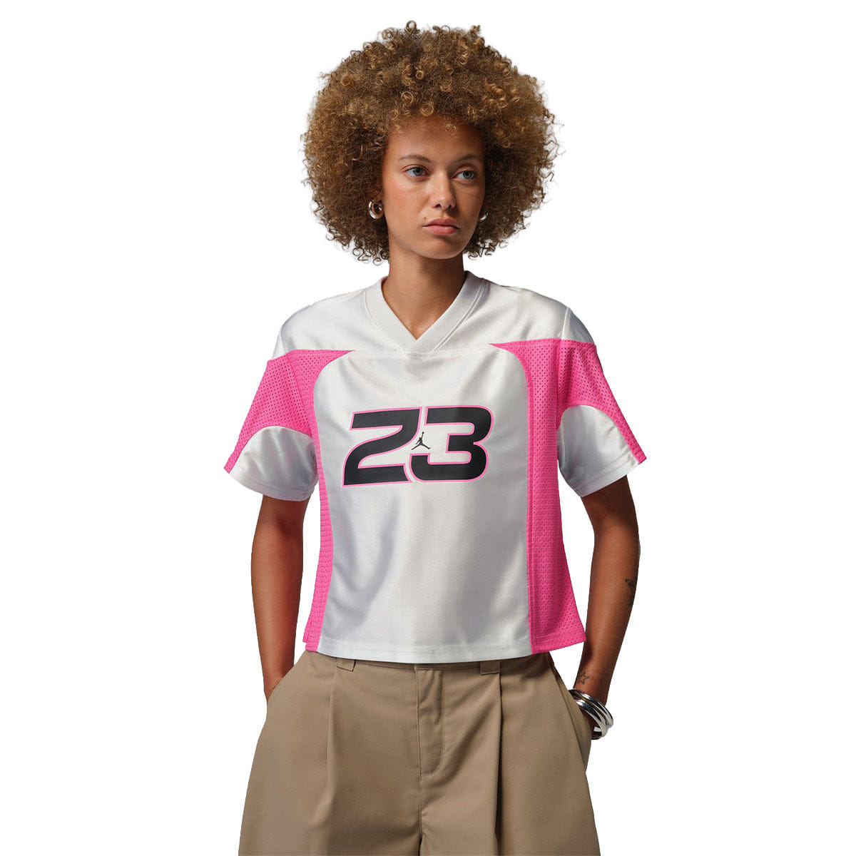 Air Jordan Jordan Flight Wmns Jersey WHITE/PINKSICLE/BLACK