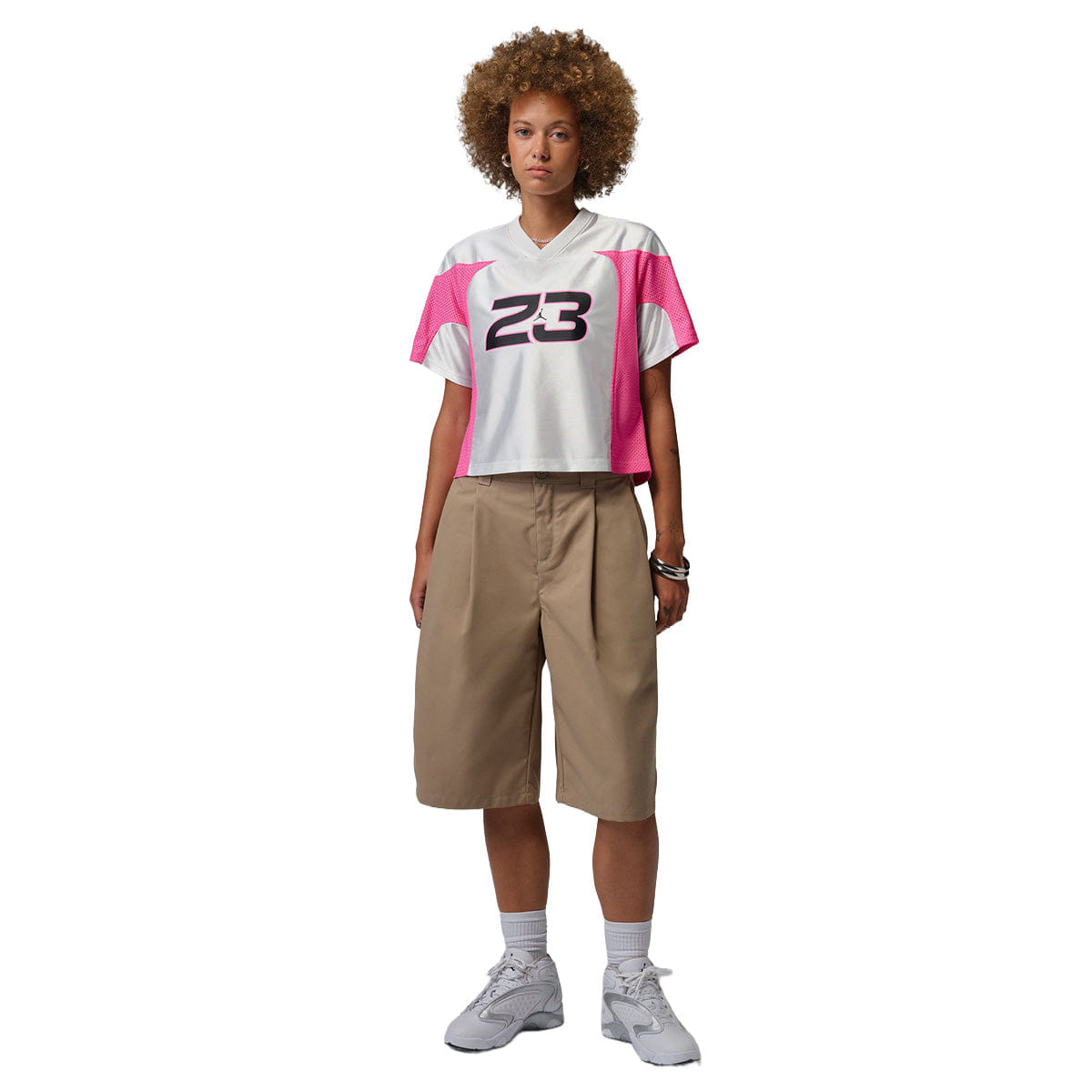 Air Jordan Jordan Flight Wmns Jersey WHITE/PINKSICLE/BLACK