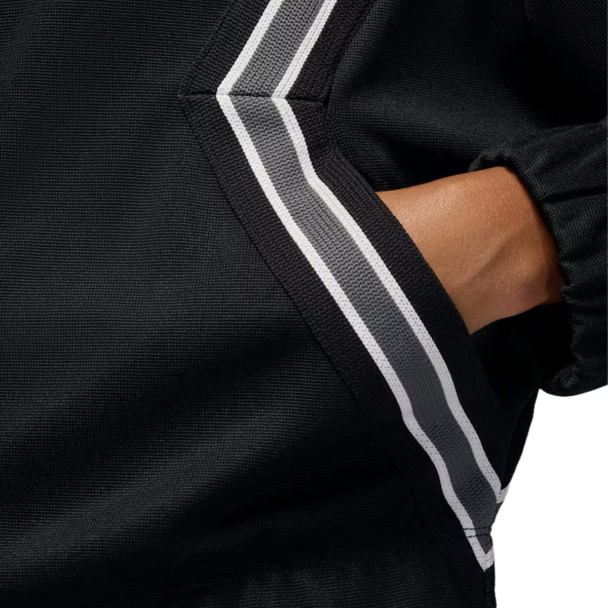 Air Jordan Brooklyn Wmns Full Zip Track Jacket Hooded Draft Jacket Black/Sail