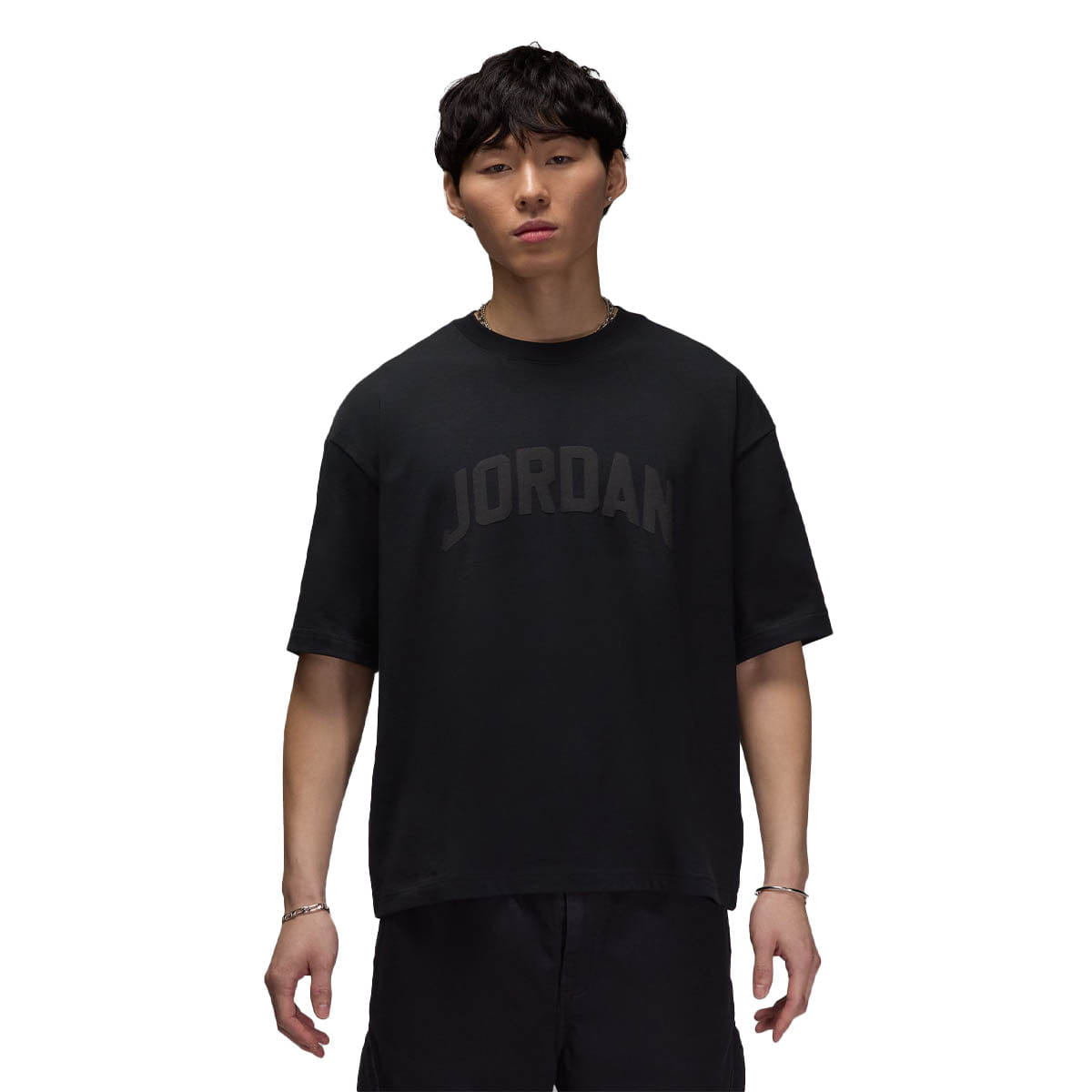 Air Jordan Flight Essentials Boxy Short Sleeve Crew T - Shirt Black/Black
