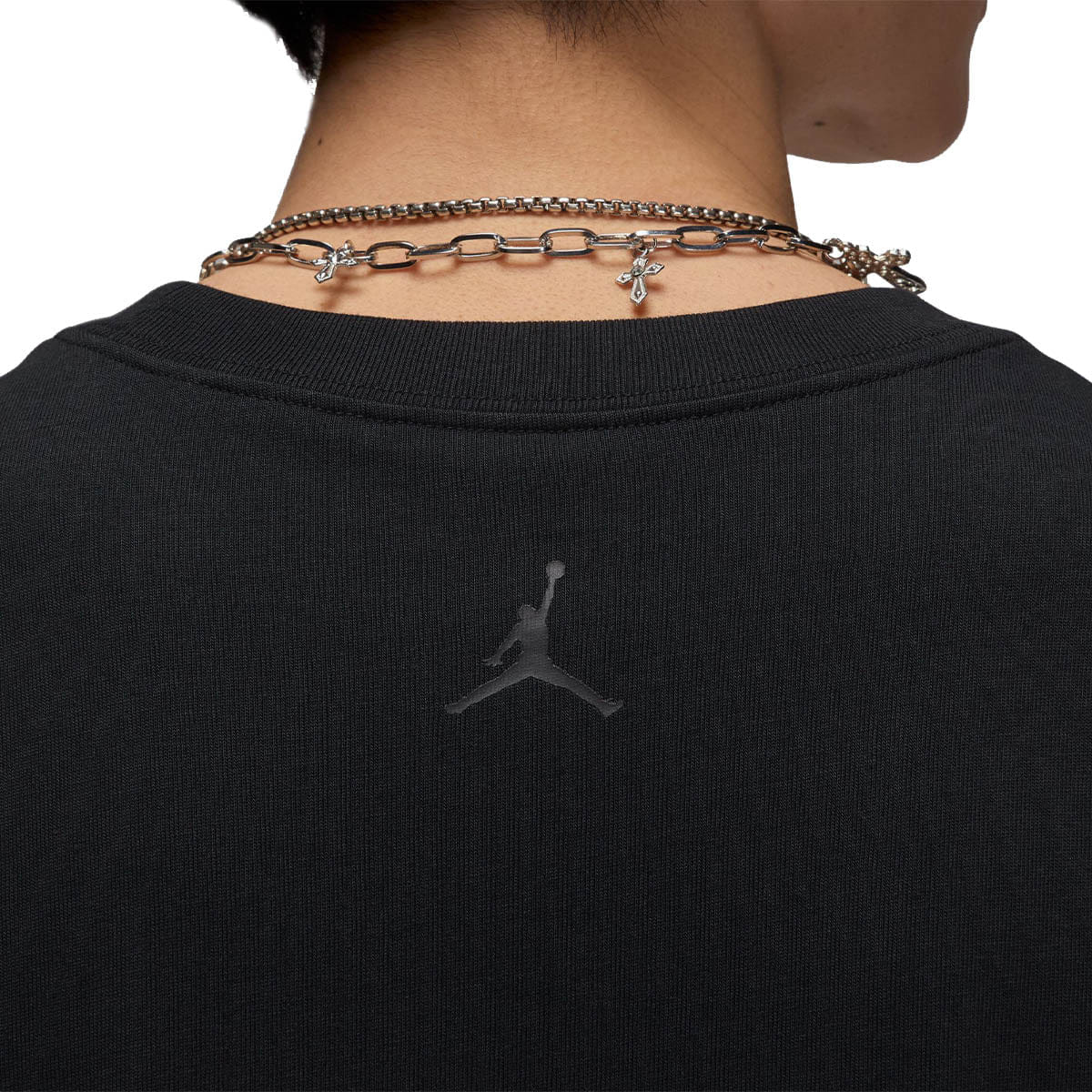 Air Jordan Flight Essentials Boxy Short Sleeve Crew T - Shirt Black/Black