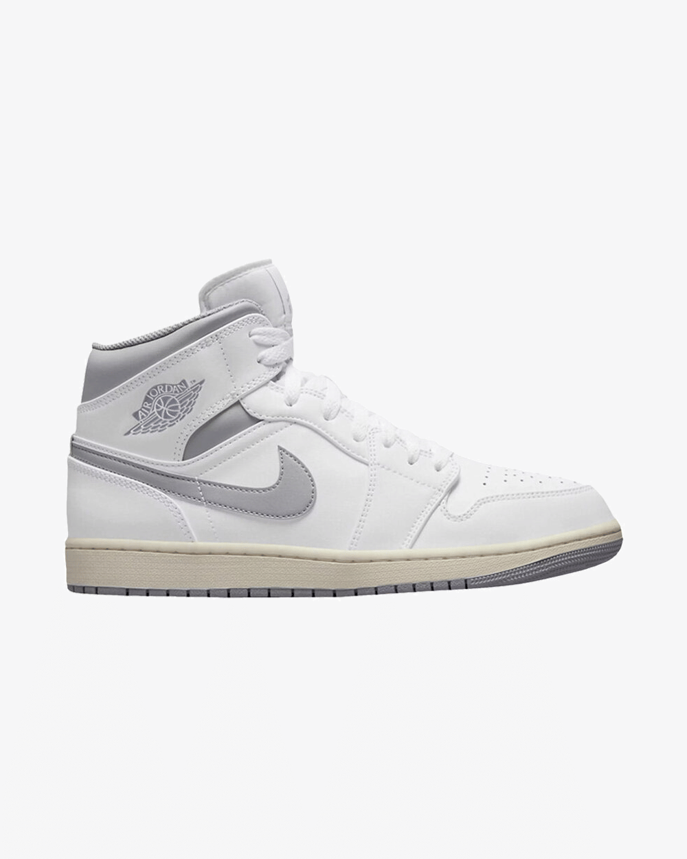 NIKE AIR JORDAN1 MID NEUTRAL GREY GS