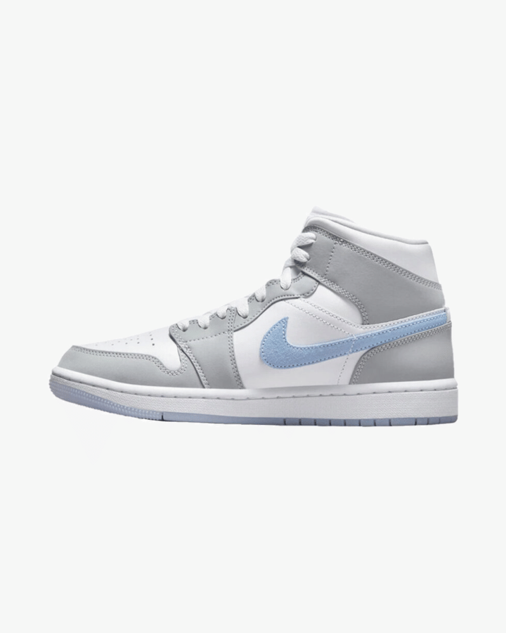 NIKE AIR JORDAN1 MID WMNS WHITE WOLF GREY 2021 / 2023