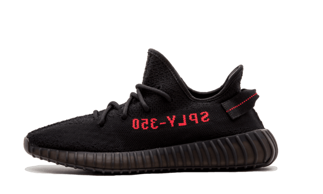 Yeezy 350V2 Black Red ييزي 350V2 أسود أحمر