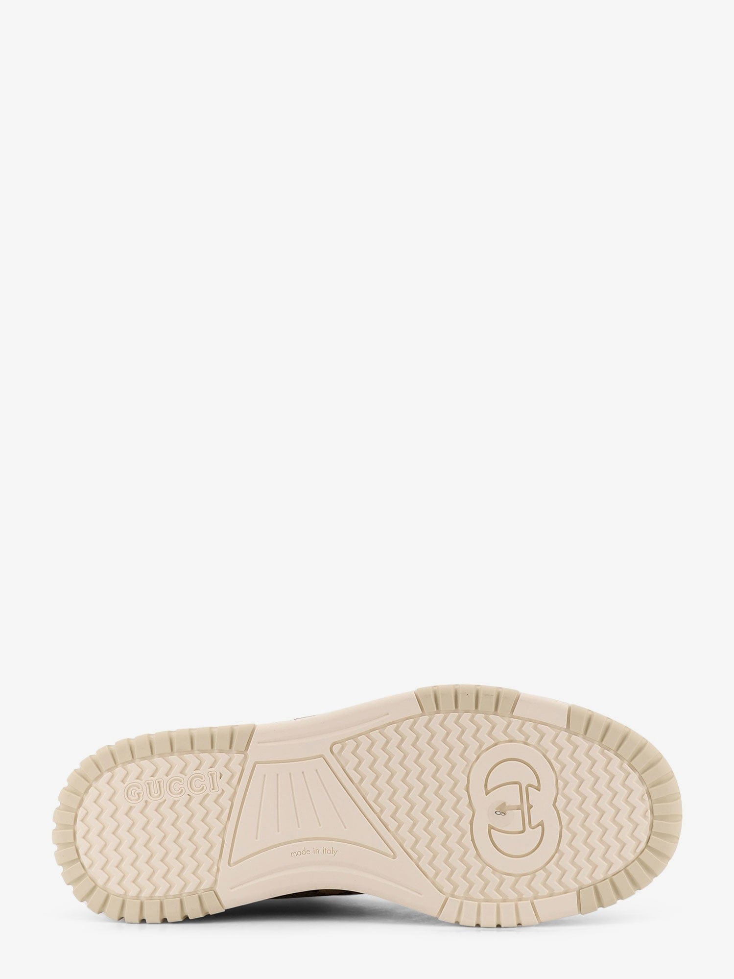 Gucci Leather and suede Low - top Re - Web sneakers with GG Supreme fabric inserts