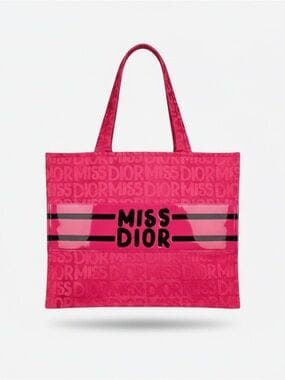 Dior Miss Dior Tote Bag - Dark Pink