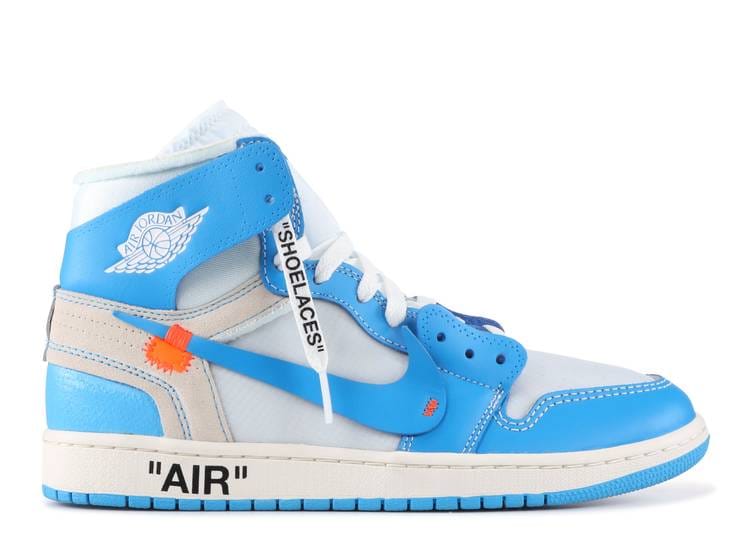Air Jordan Jordan 1 Retro High Off - White University Blue (WORN)